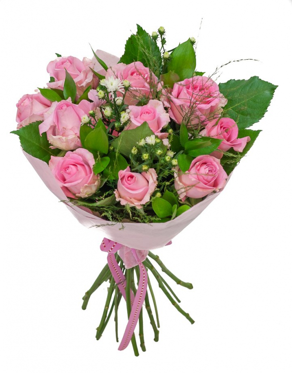 Bouquet of Pink Roses | Same Day Delivery | BahrainGreetings