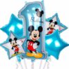 Bouquet Mickey 1st Birthday Balloon