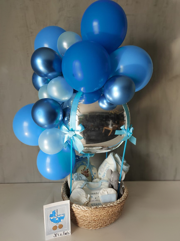 A Bundle of Cuteness Baby Boy Hamper (New Born) | Same Day Delivery ...
