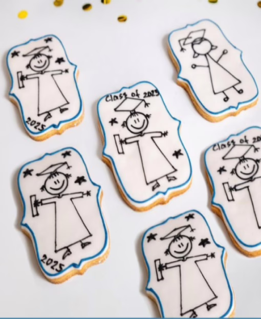 Graduation Cartoon Cookies