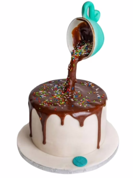 Let it Flow Theme Cake