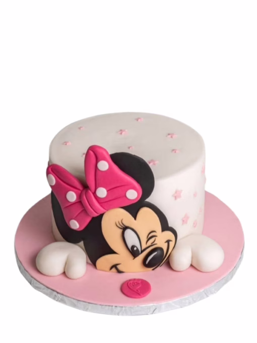 Winky Mouse Theme Cake & Flowers