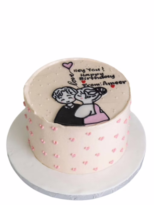 you-and-me-theme-cake