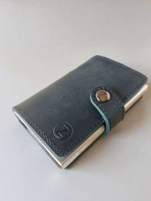 Card Holder for Men - Blue